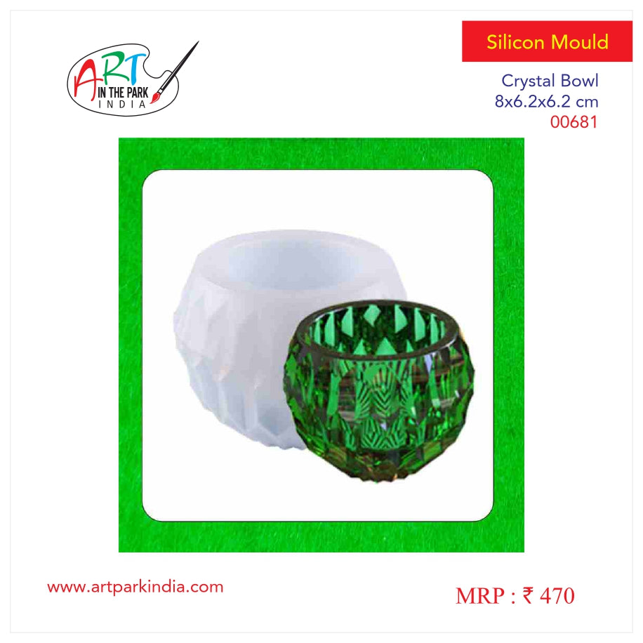 Artpark Silicon Mould Crystal Bowl