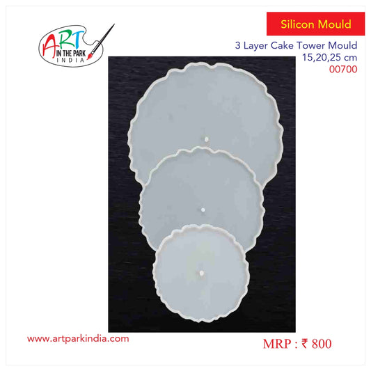 Artpark Silicon Mould 3 Layer Cake Tower
