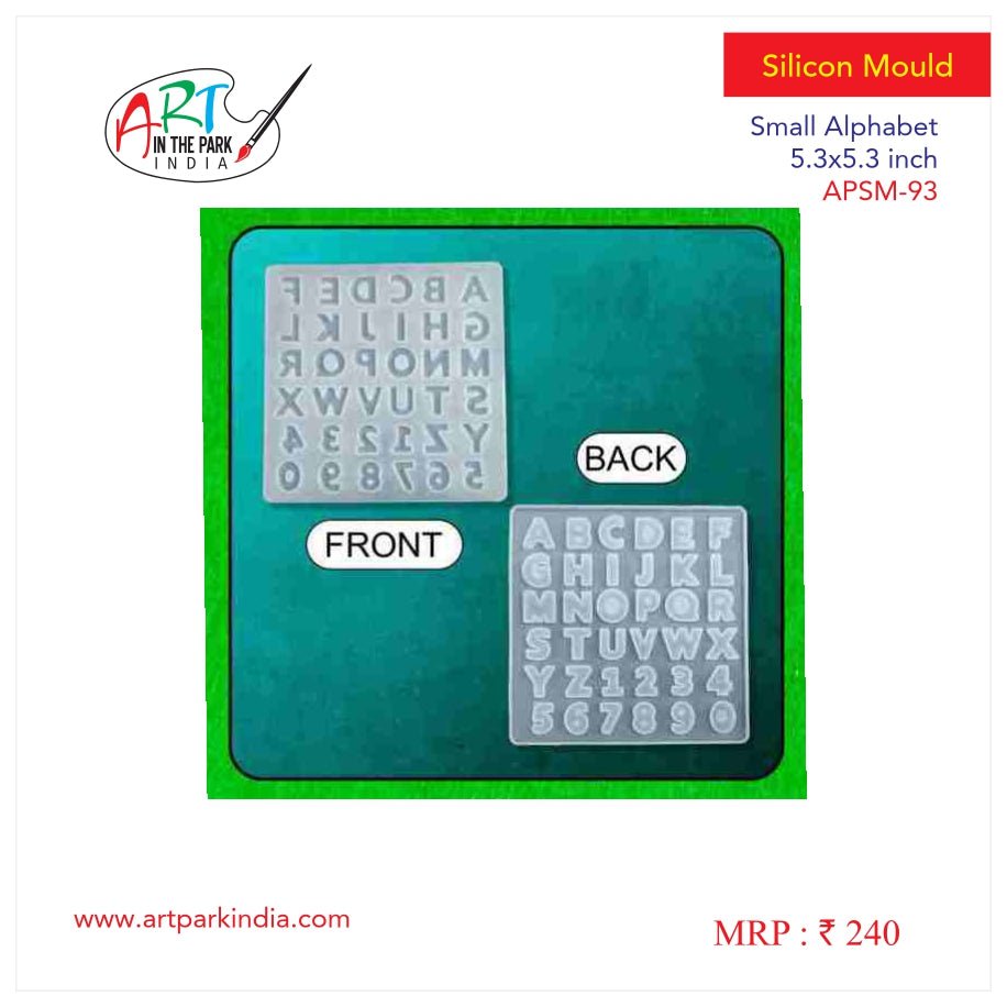 Artpark Silicon Mould Small Alphabet 00498