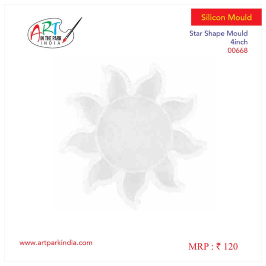 Artpark Silicon Mould Star shape 4"