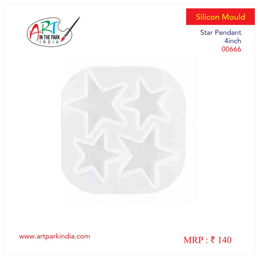 Artpark Silicon Mould Start Pendent 4"