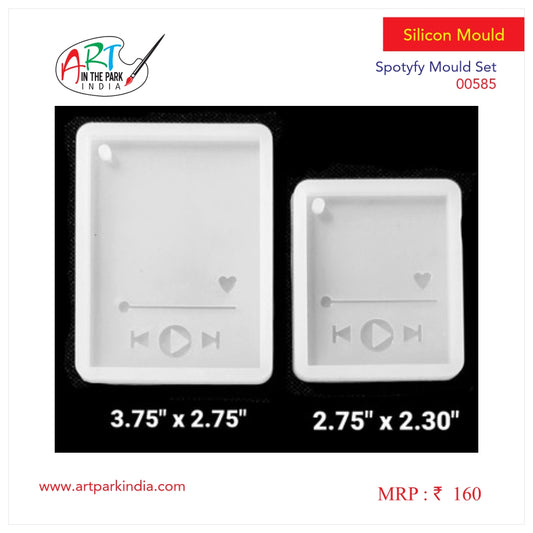 Artpark Silicon Mould Spotify set 00585