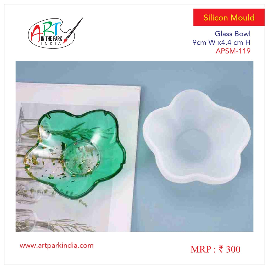 Artpark Silicon Mould Glass Bowl