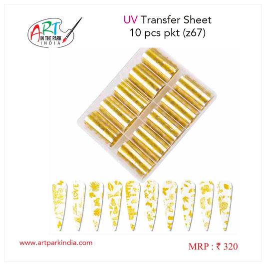 ARTPARK UV TRANSFER SHEET 10PCS PKT Z67