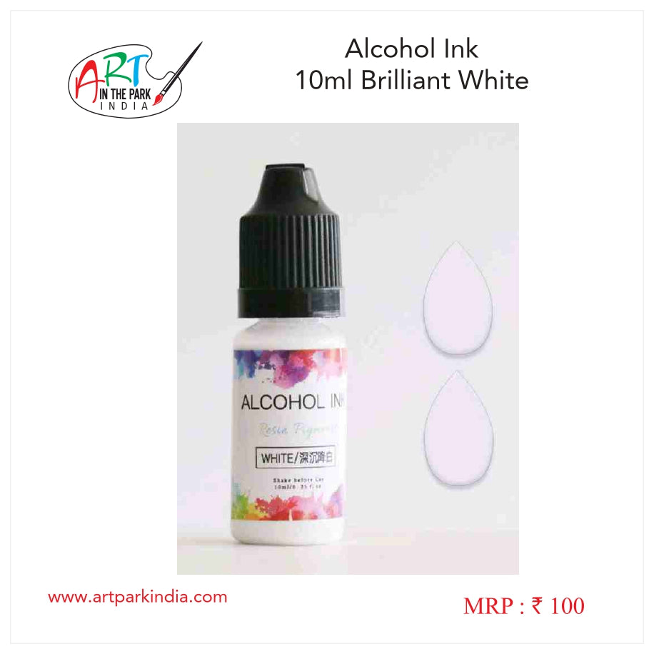 ARTPARK ALCOHOL INK 10ML BRILLIANT WHITE