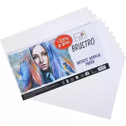 BRUSTRO ACRYLIC PAPER 400GSM A4