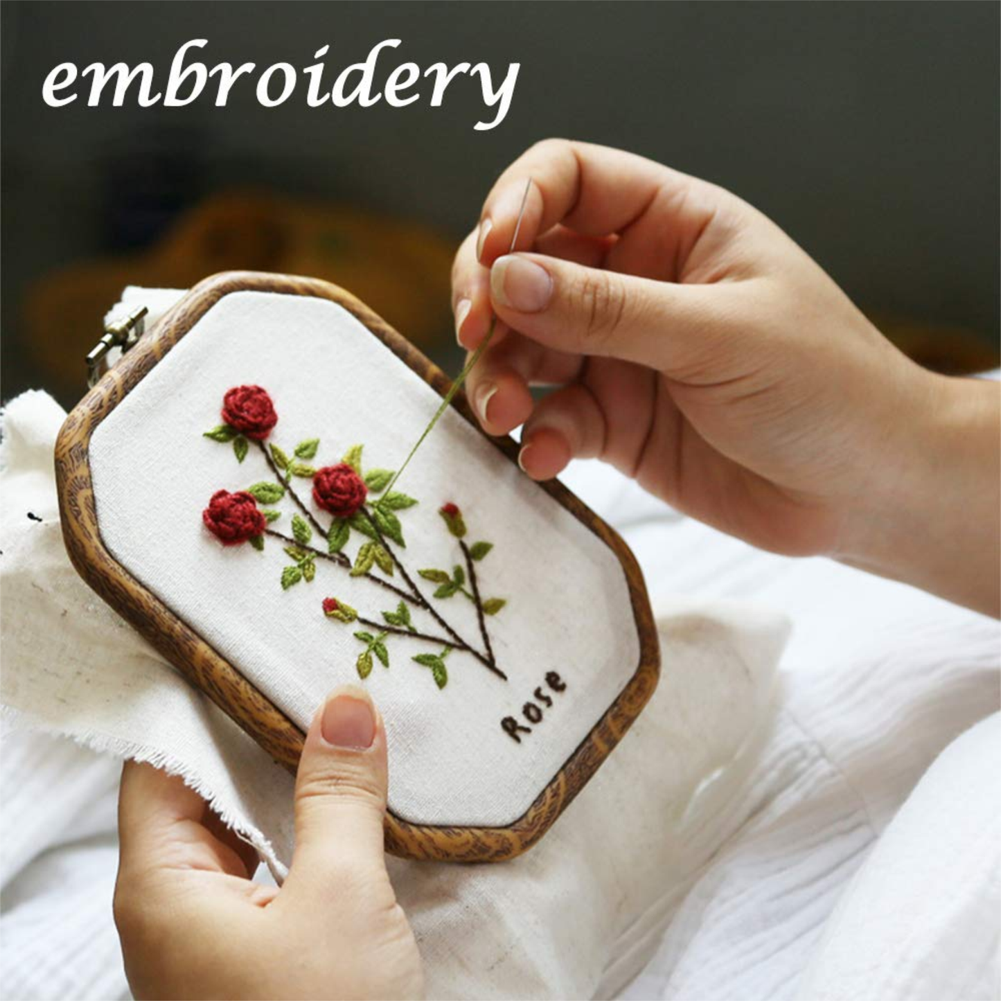 Embroidery Ring Flexi Round Set of 3