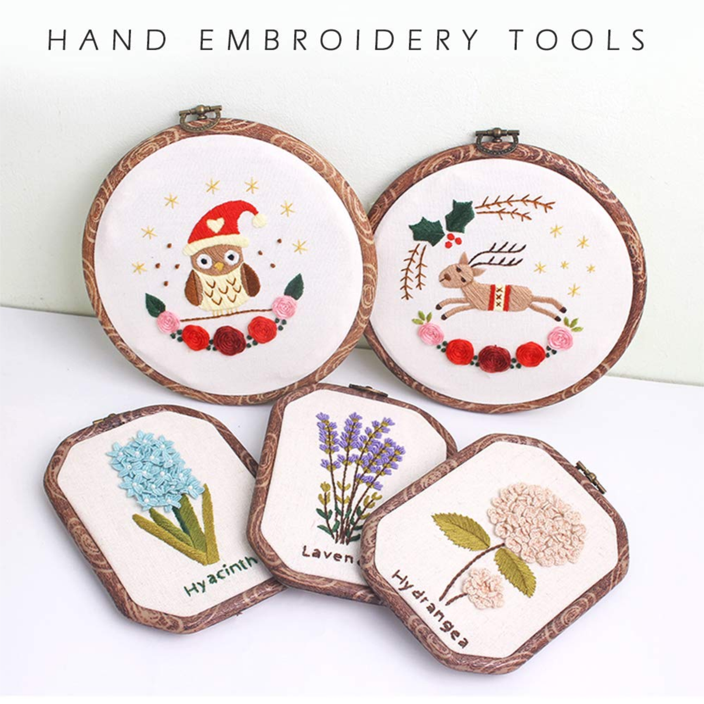 Embroidery Ring Flexi Ovel Set of 3