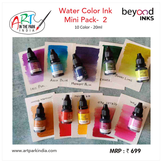 BEYOND INKS WATERCOLOR INK MINI PACK-2 20ml