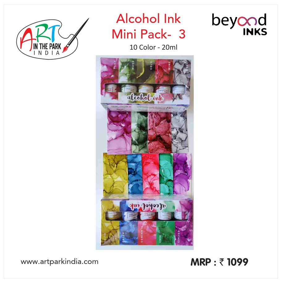 BEYOND INKS ALCOHOL INK MINI PACK-3 20ml