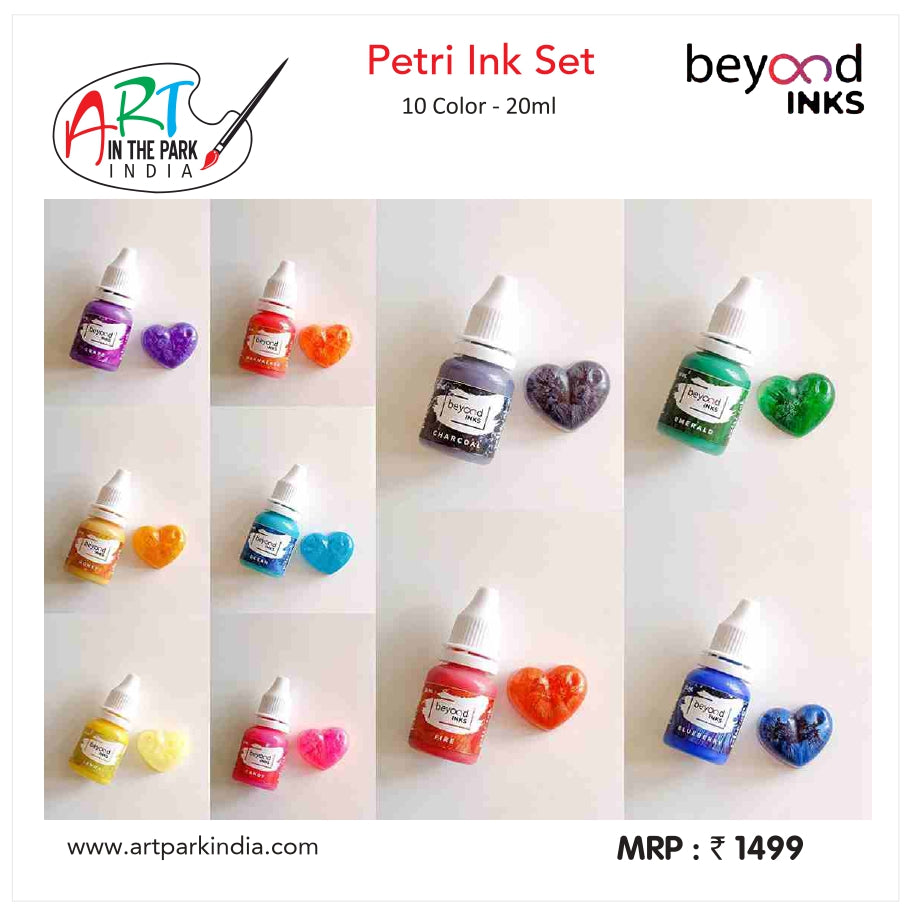 BEYOND INKS PETRI INK SER 10 color 20ml