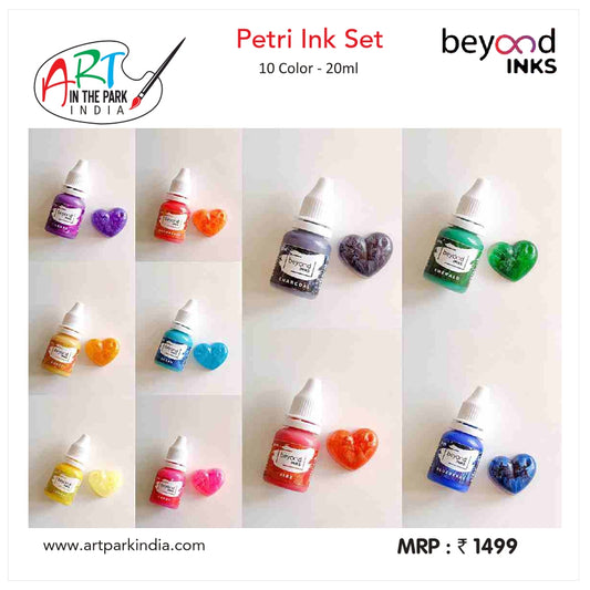 BEYOND INKS PETRI INK SER 10 color 20ml