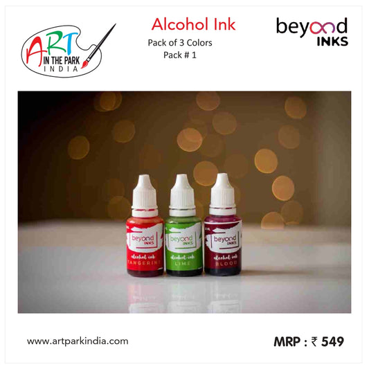 BEYOND INKS ALCOHOL INK PACK OF 3 (PACK -1)
