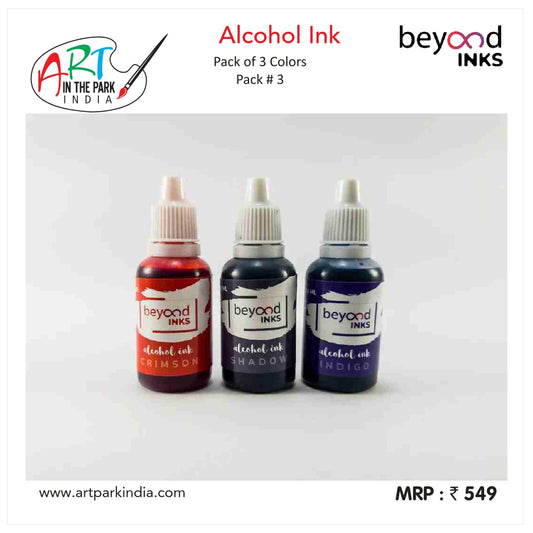 BEYOND INKS ALCOHOL INK PACK OF 3 (PACK -3)