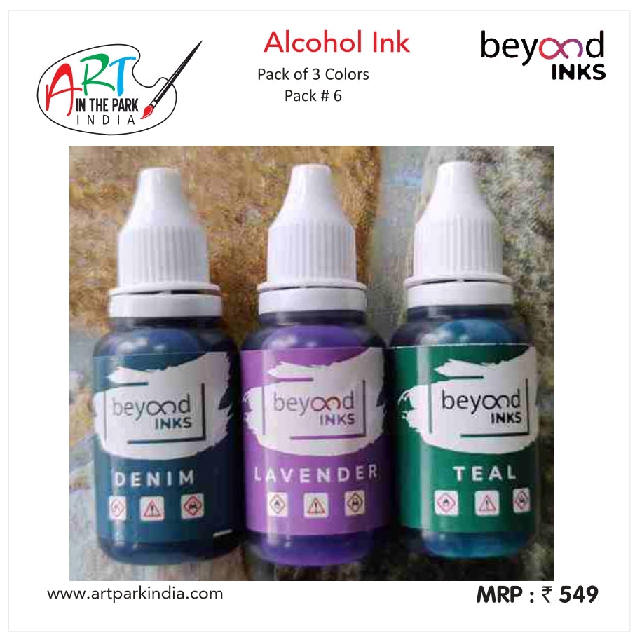 BEYOND INKS ALCOHOL INK PACK OF 3 (PACK -6)