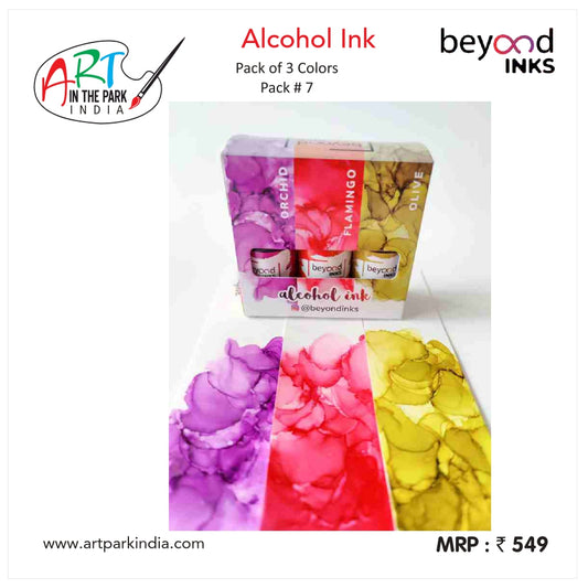BEYOND INKS ALCOHOL INK PACK OF 3 (PACK -7)
