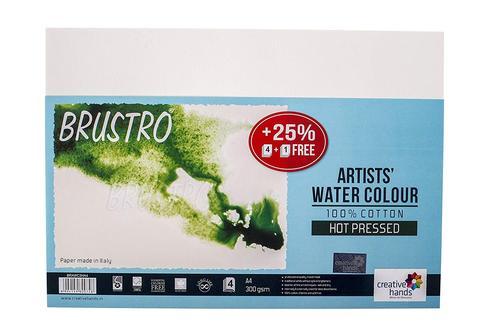 BRUSTRO WC PAPER 300GSM HP 100%COTTON A3