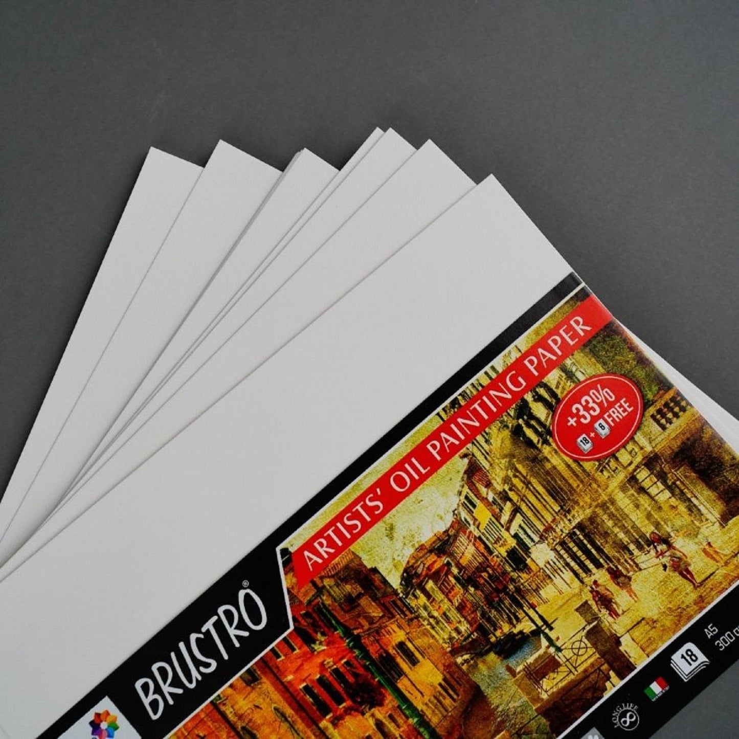 BRUSTRO OIL PAINTING PAPER 300GSM A5