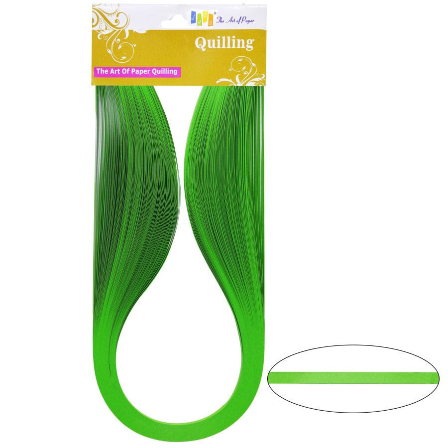 Quilling paper craft 7mm light green