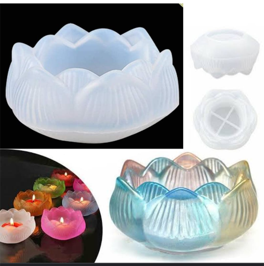 Artpark Silicon Mould Lotus Tealight 06843