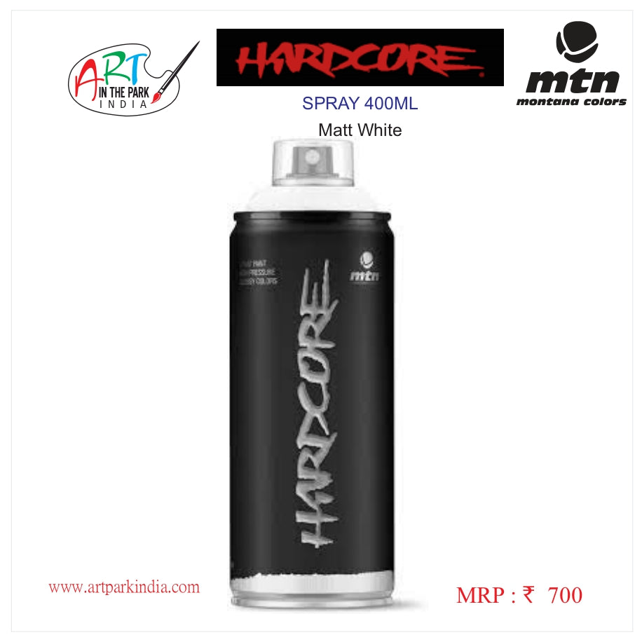 MTN HARDCORE SPRAY MATT WHITE