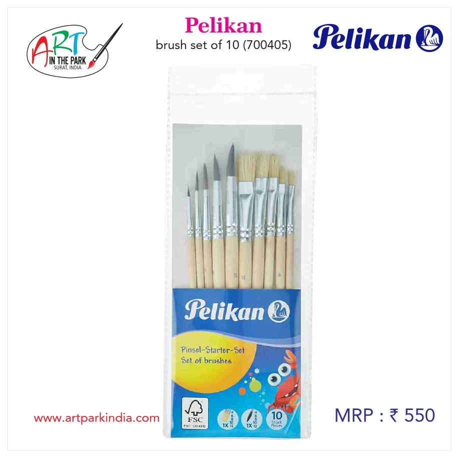 Pelikan brush set of 10