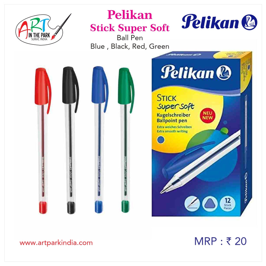 Pelikan sticks super soft Ball pen Red