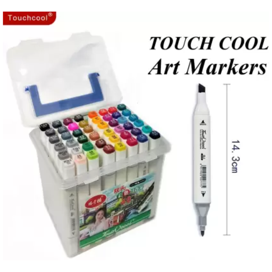 Touchcool W Alcohol Marker set of 48 - pouch packing