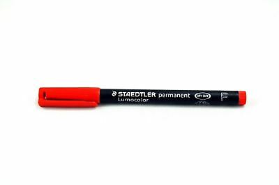 STAEDTLER LUMOCOLOUR PERMANENT F RED-318 02