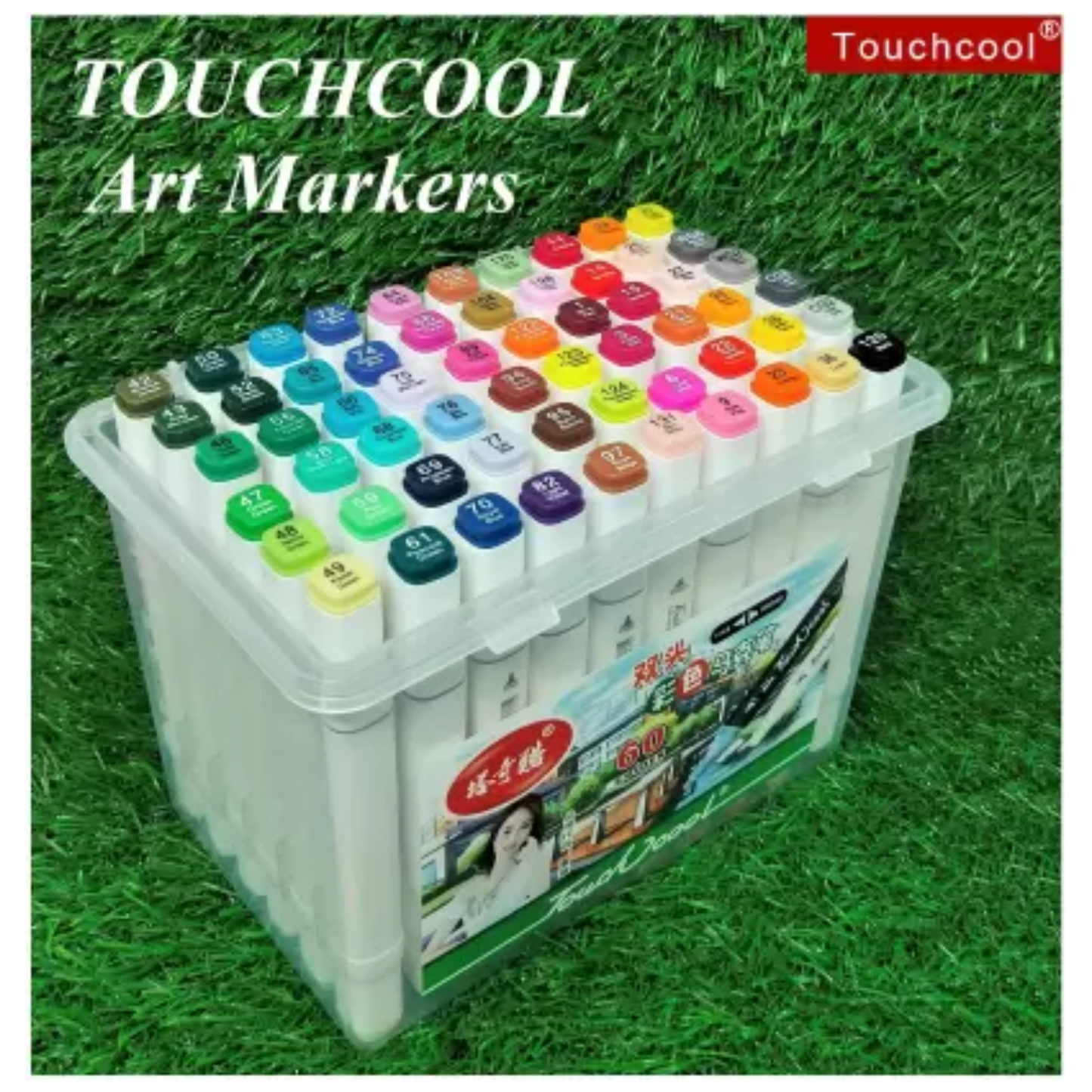 Touchcool W Alcohol Marker set of 60