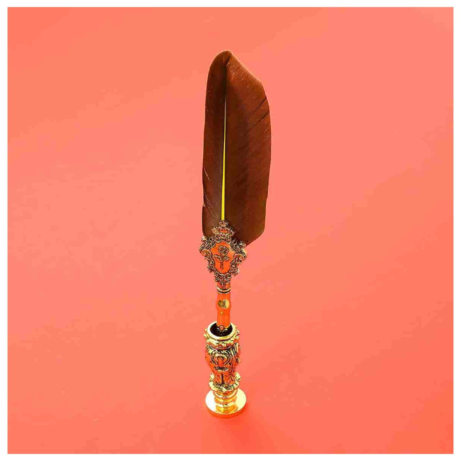 El-dorado Antique Feather Pen Set